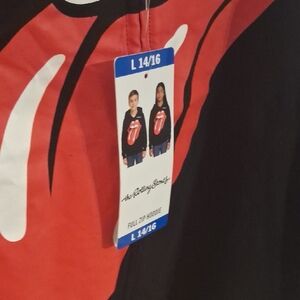 The Rolling Stones Kids Hoodie - Black and Red